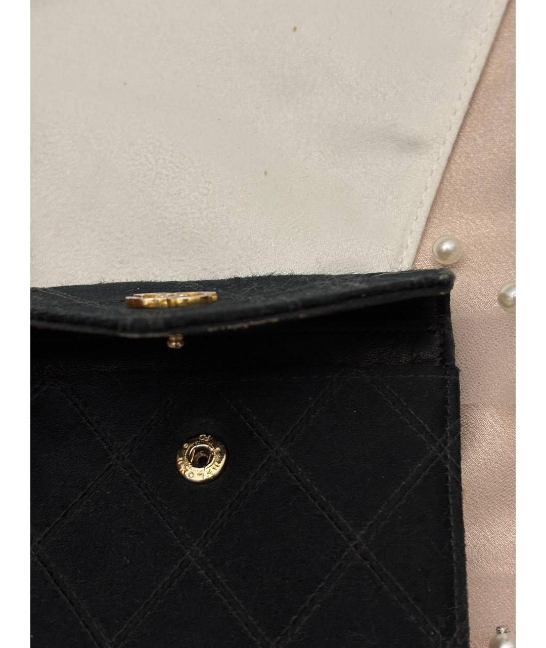 CHANEL Черный кошелек, фото 2