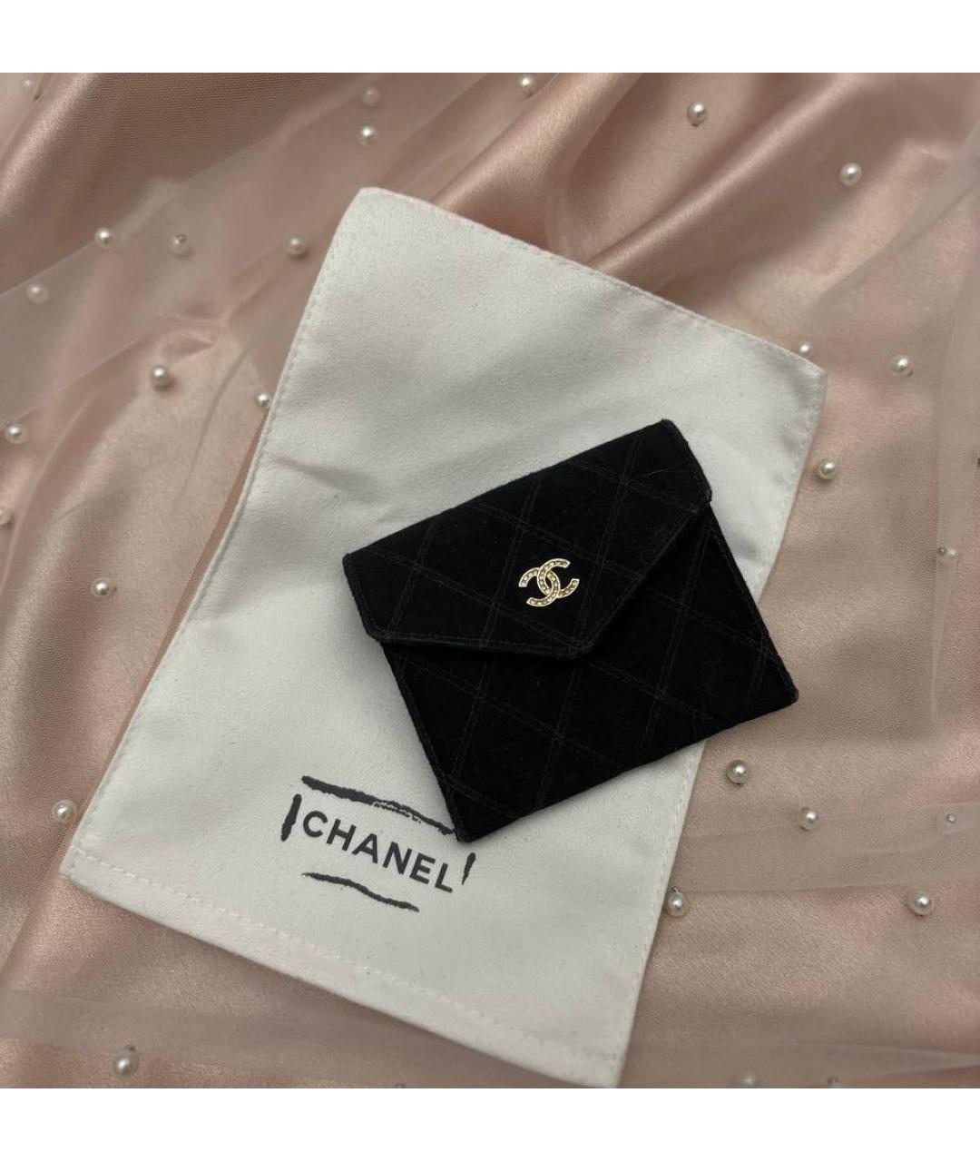 CHANEL Черный кошелек, фото 9