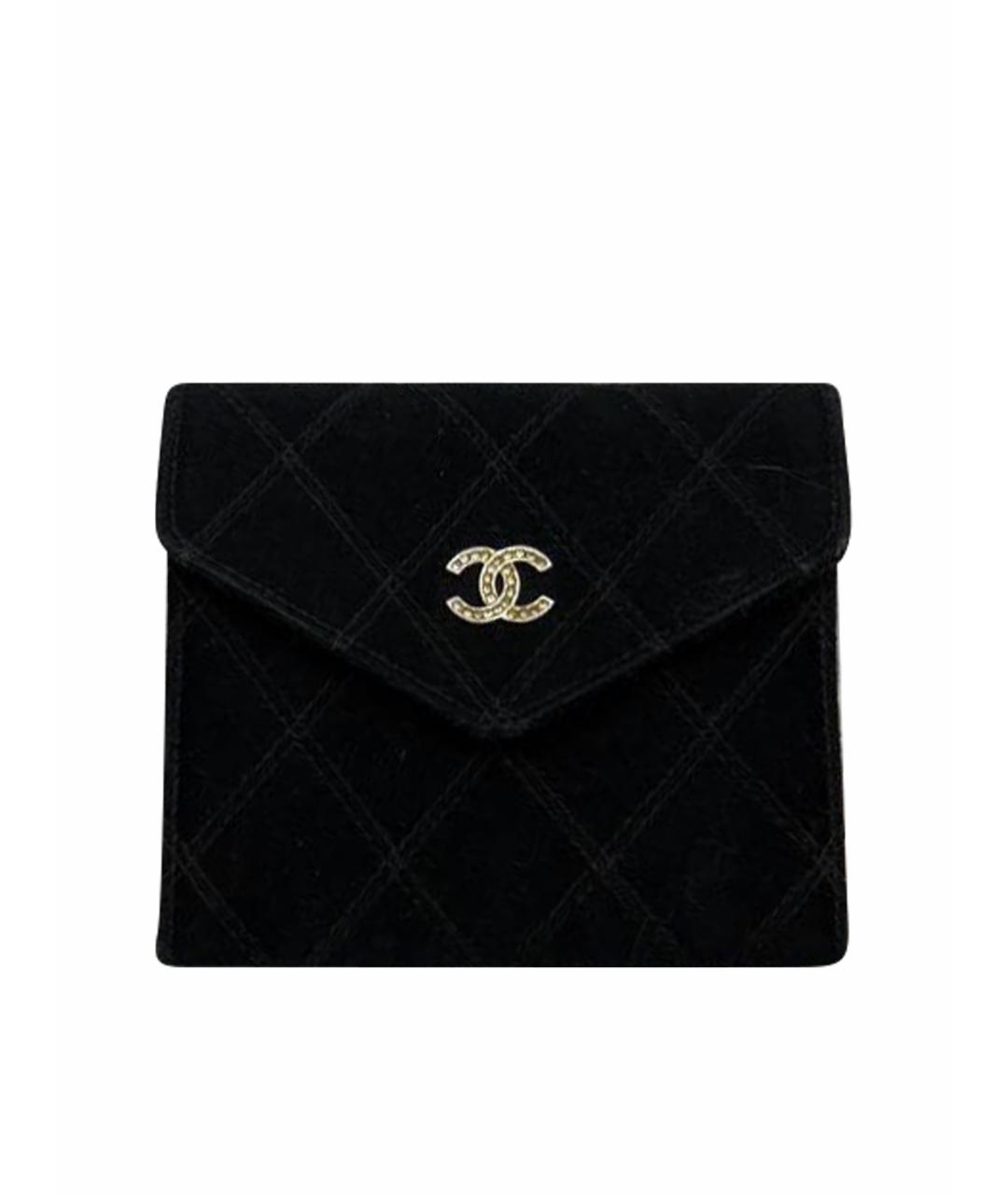 CHANEL Черный кошелек, фото 1