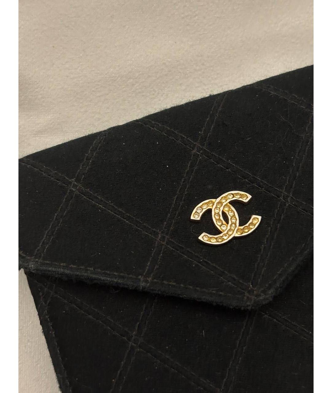 CHANEL Черный кошелек, фото 8