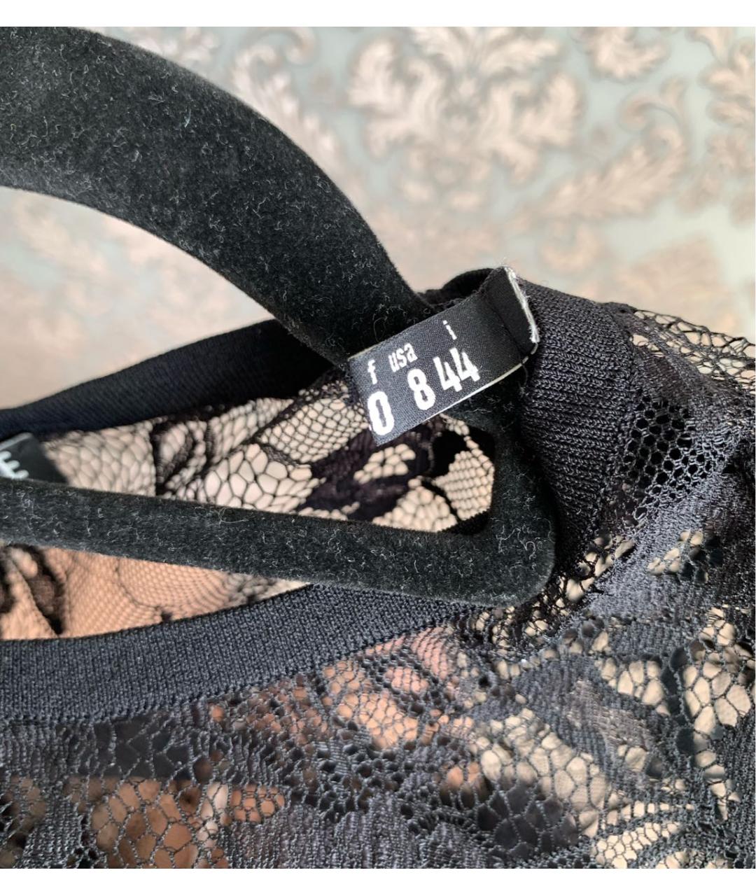 LOVE MOSCHINO Черная вискозная футболка, фото 6