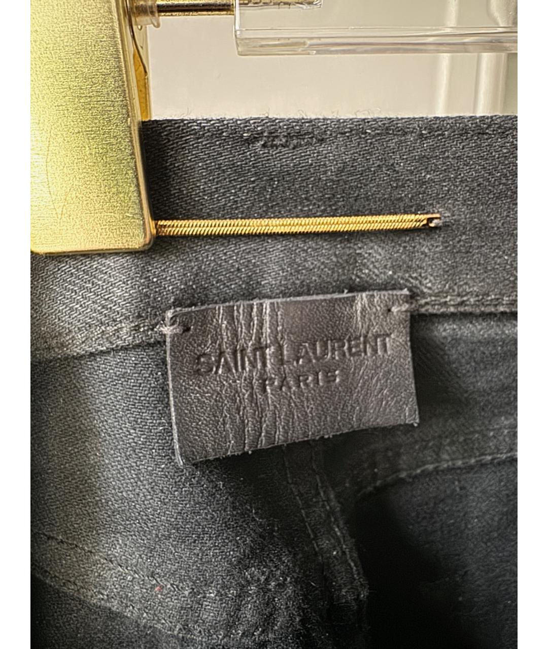 SAINT LAURENT Черные джинсы слим, фото 8