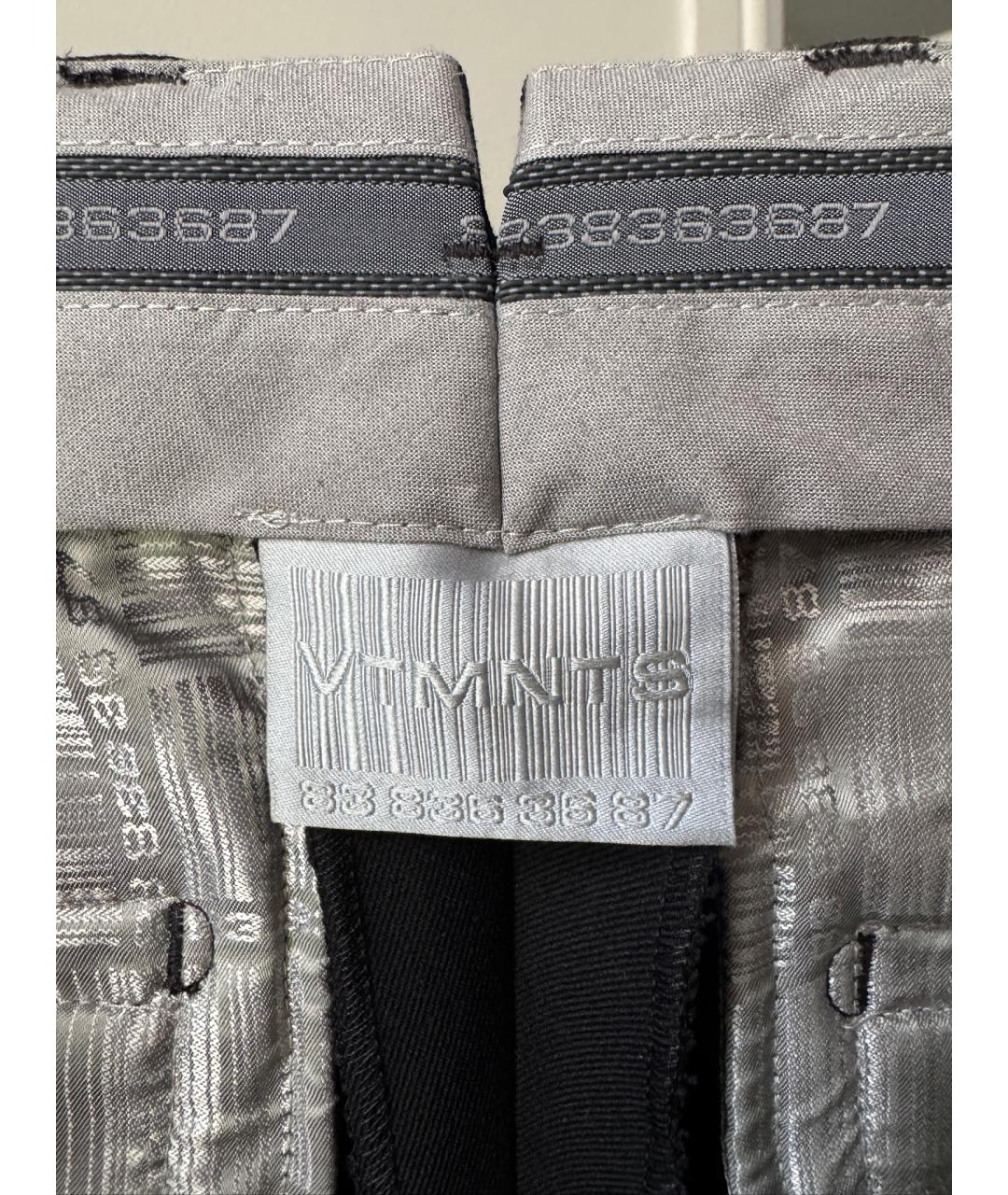 VETEMENTS Черные шерстяные шорты, фото 7