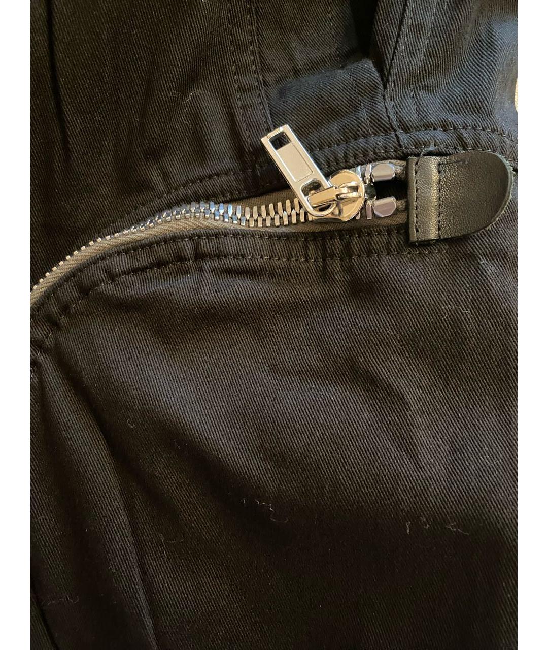 RICK OWENS Черные хлопковые шорты, фото 7