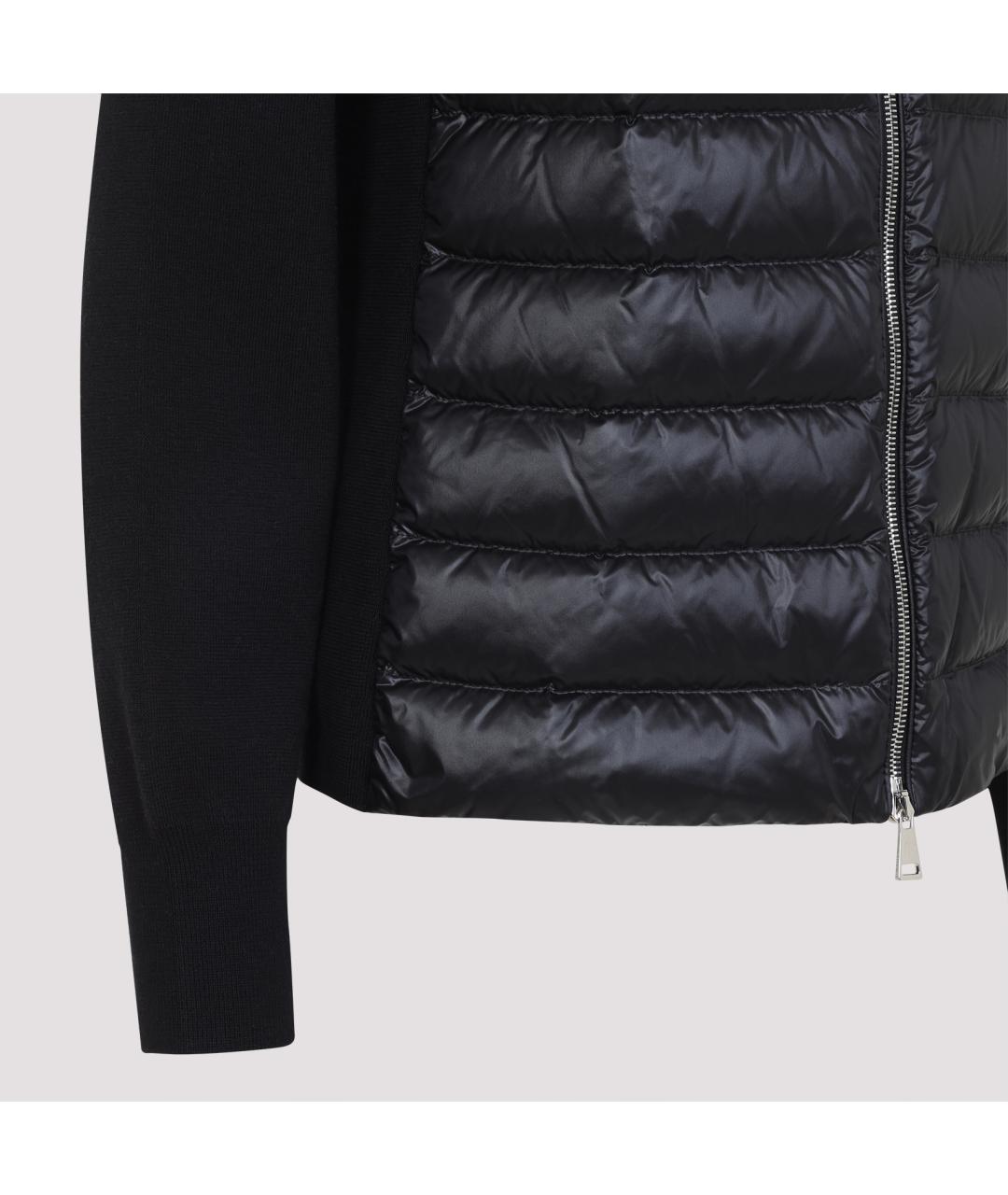 MONCLER Черная полиамидовая куртка, фото 2
