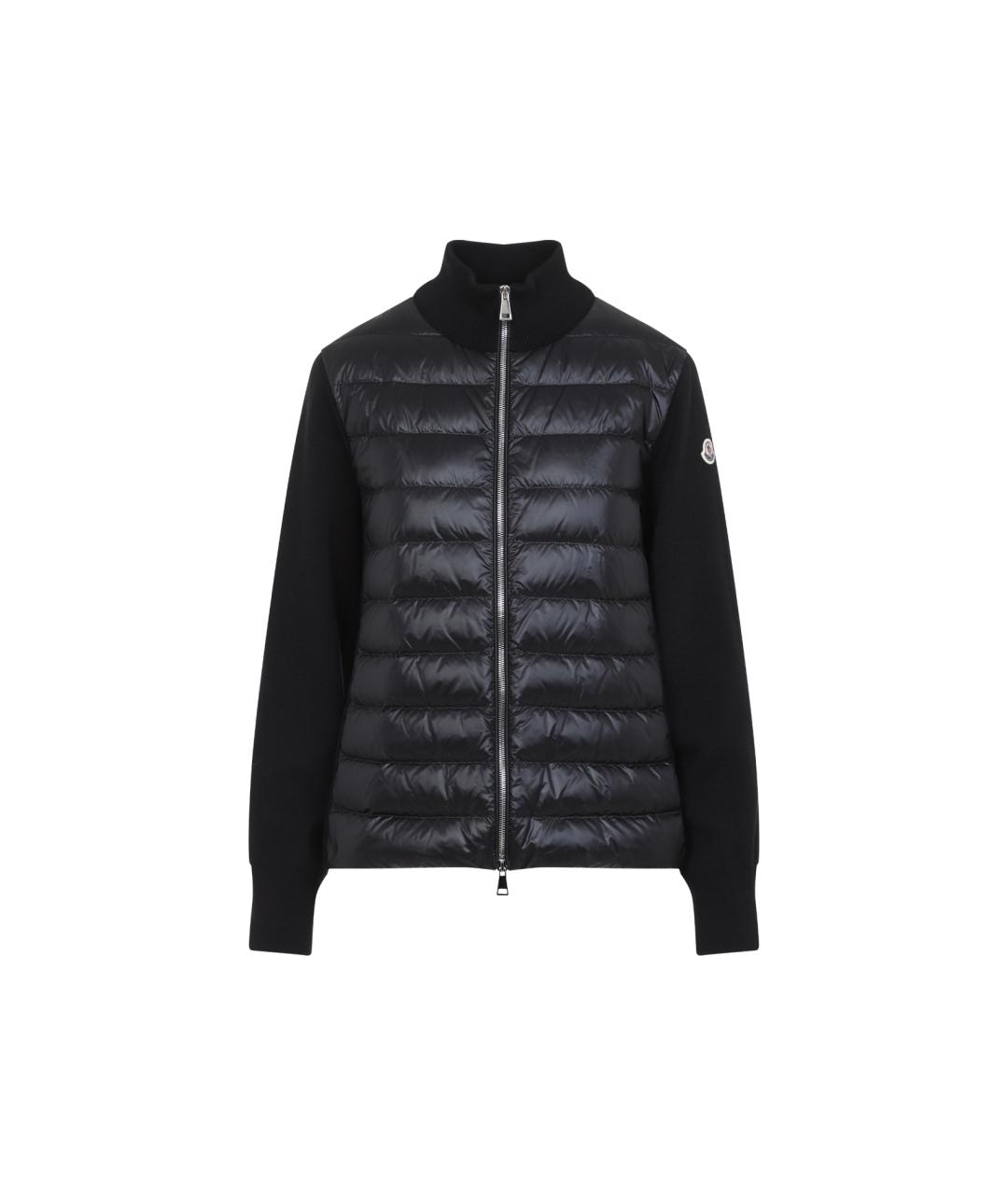 MONCLER Черная полиамидовая куртка, фото 1