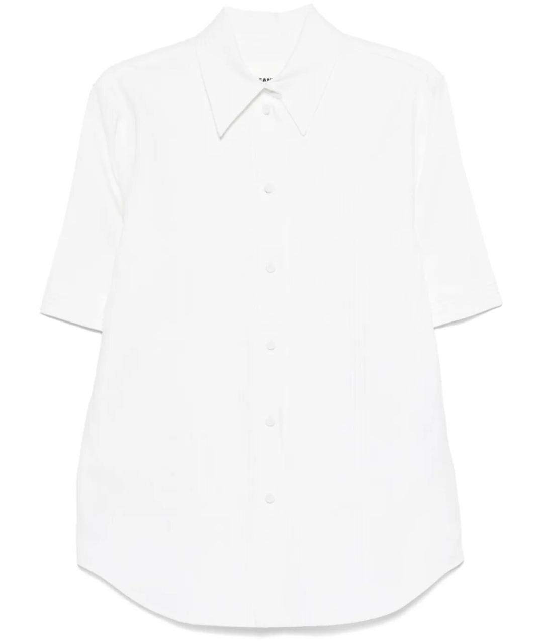 JIL SANDER Белая льняная рубашка, фото 1
