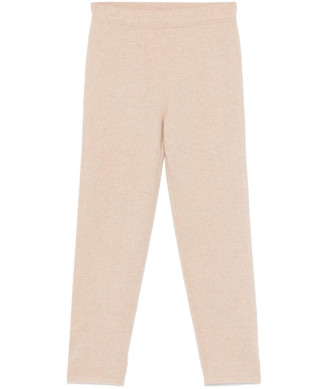 MAX MARA Бежевые кашемировые брюки узкие, фото 1