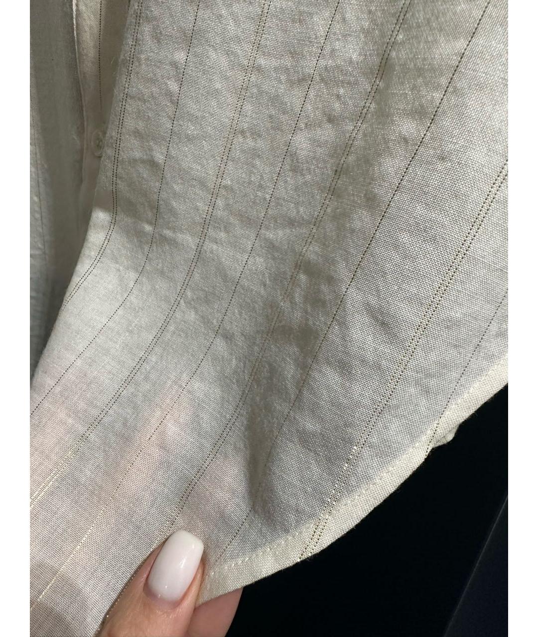 SAINT LAURENT Желтая блузы, фото 5
