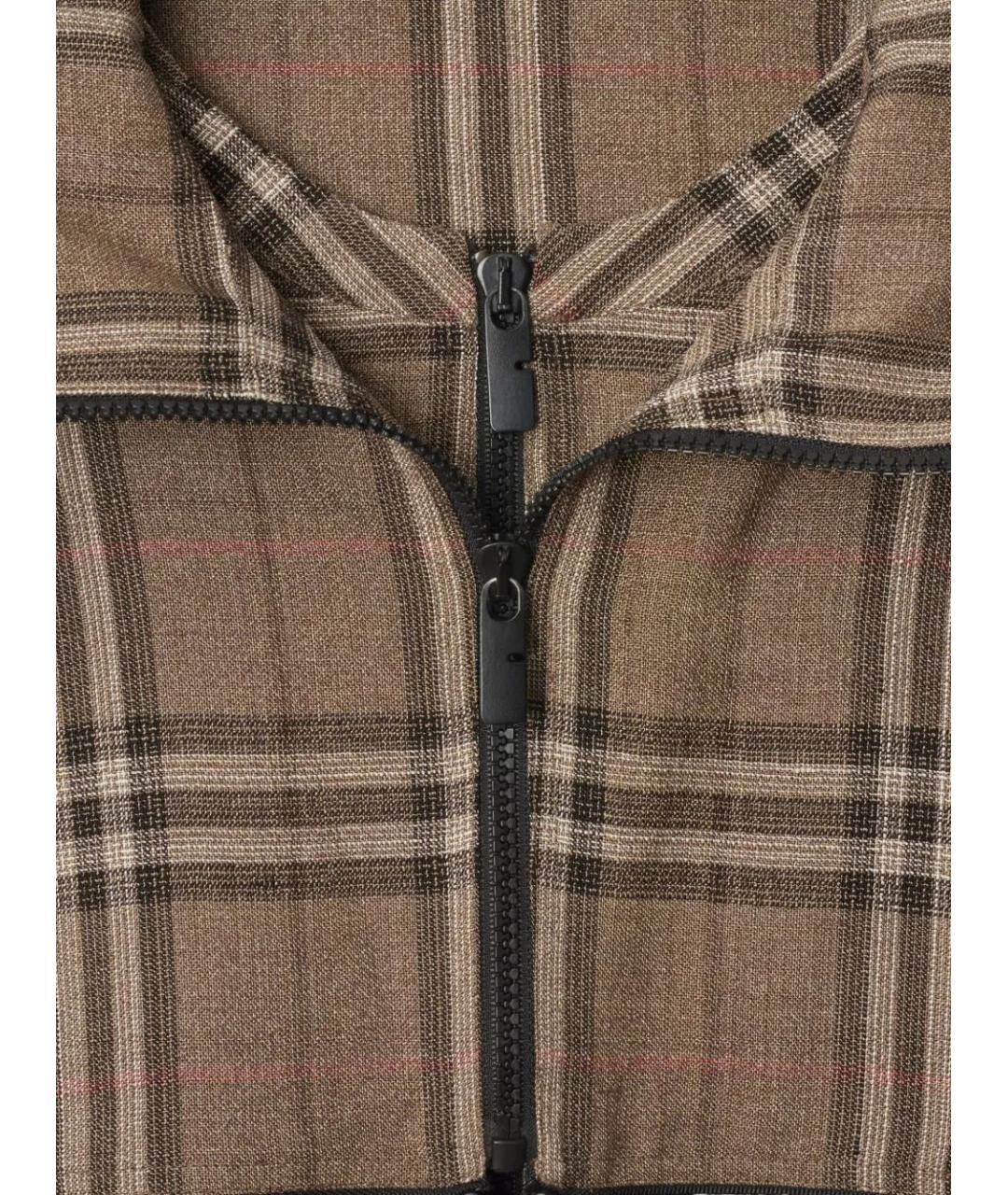 BURBERRY Коричневая вискозная куртка, фото 3