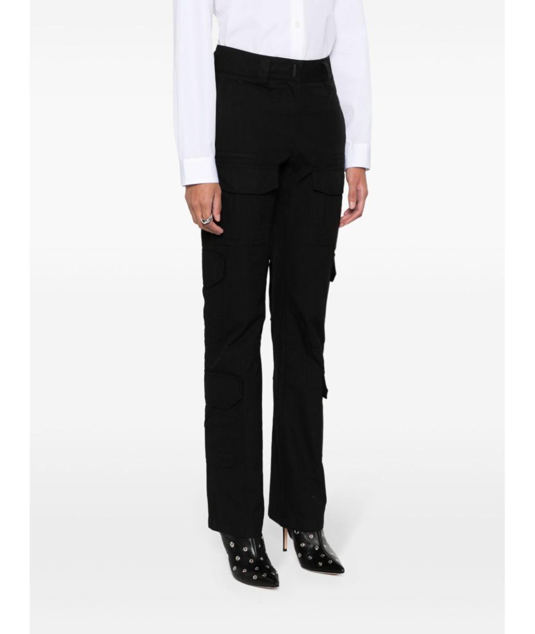 GIVENCHY Черные хлопковые брюки узкие, фото 5