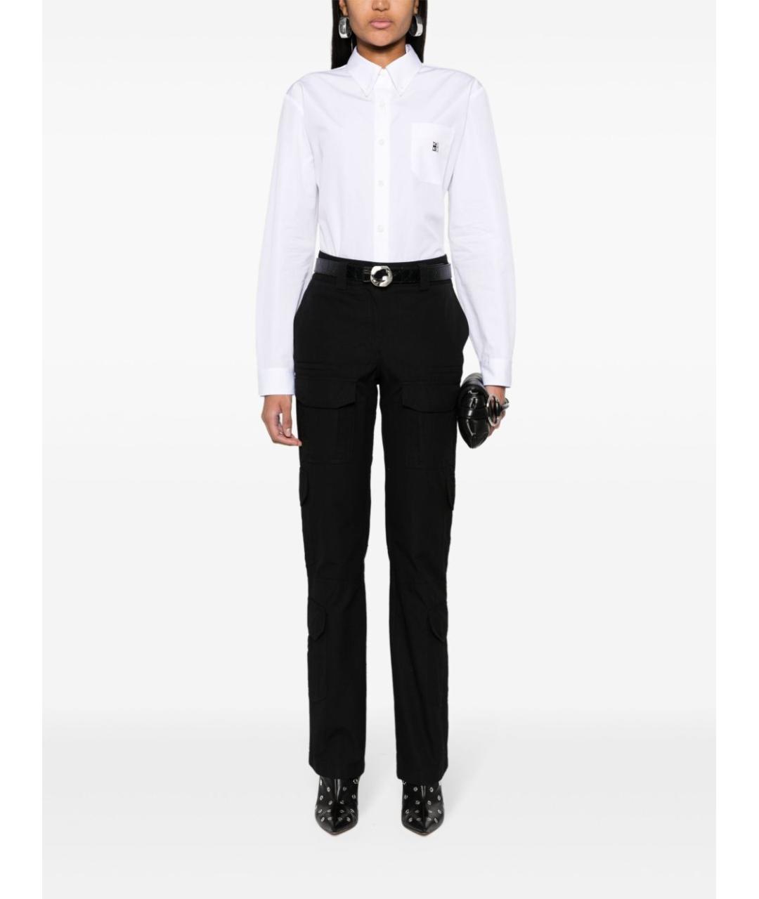 GIVENCHY Черные хлопковые брюки узкие, фото 2