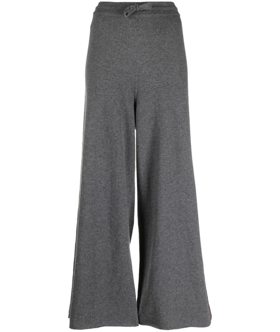 JIL SANDER Антрацитовые кашемировые брюки широкие, фото 1