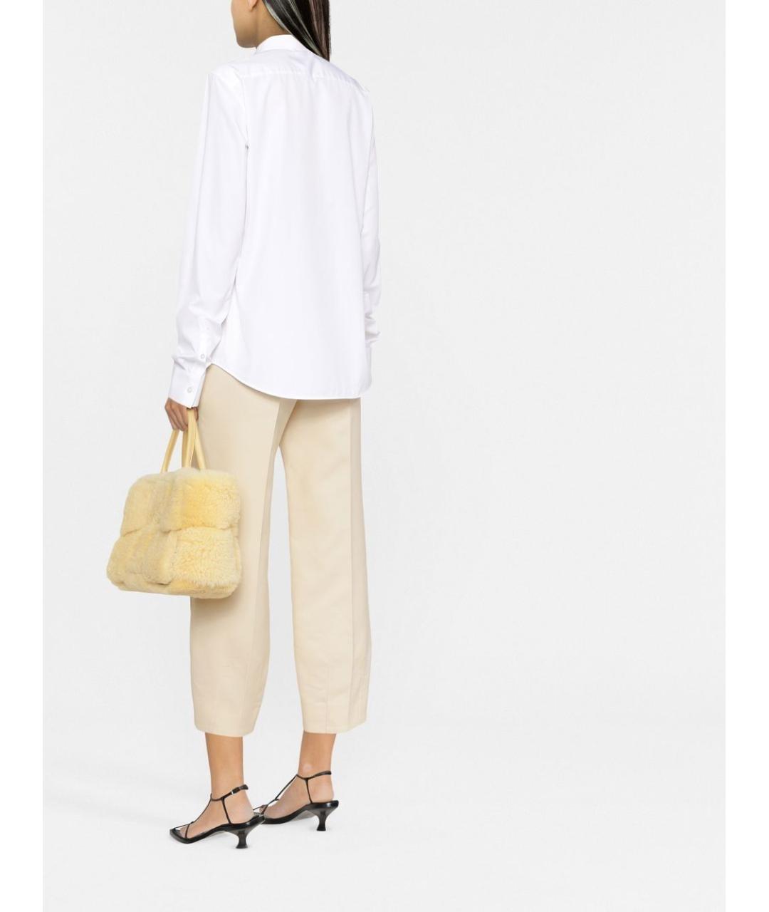 JIL SANDER Белая хлопковая рубашка, фото 3