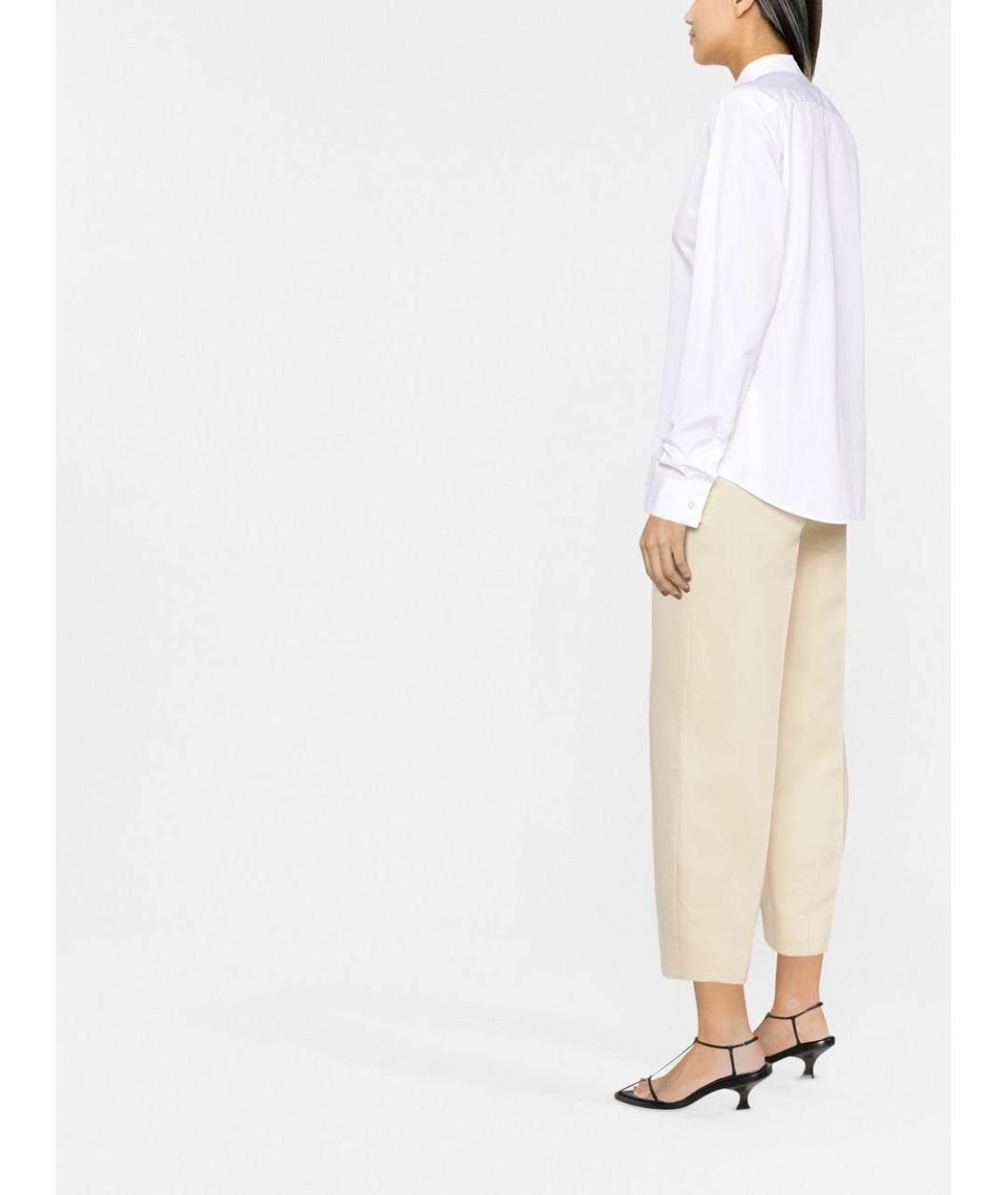 JIL SANDER Белая хлопковая рубашка, фото 4