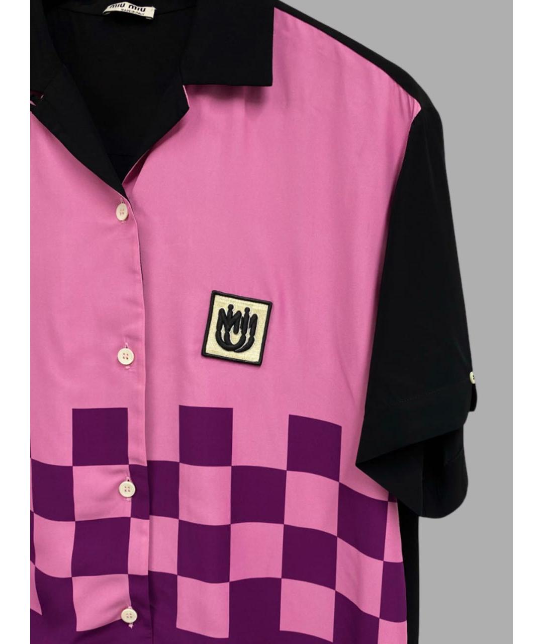 MIU MIU Мульти вискозная рубашка, фото 2