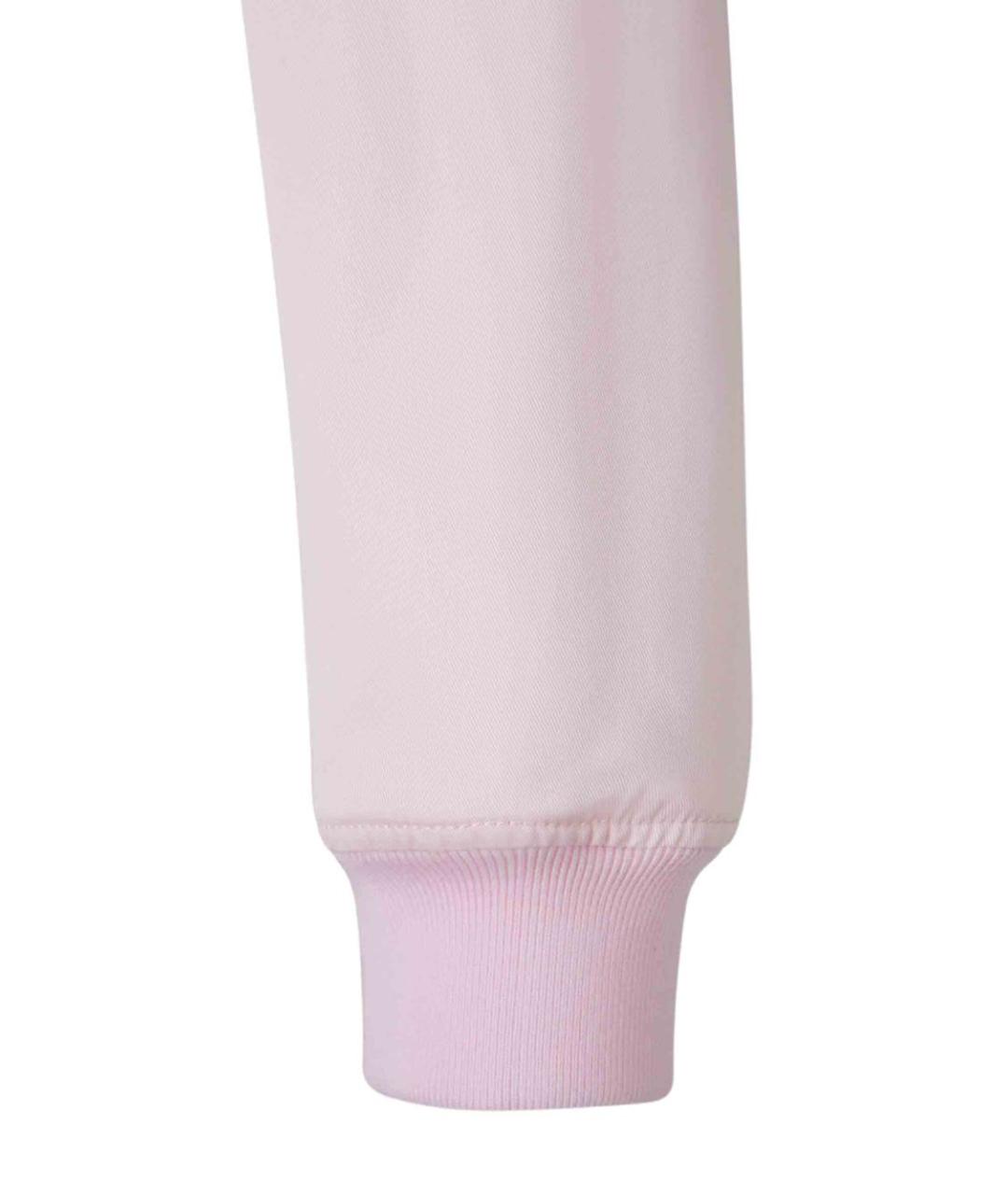GIVENCHY Розовые хлопковые прямые брюки, фото 5