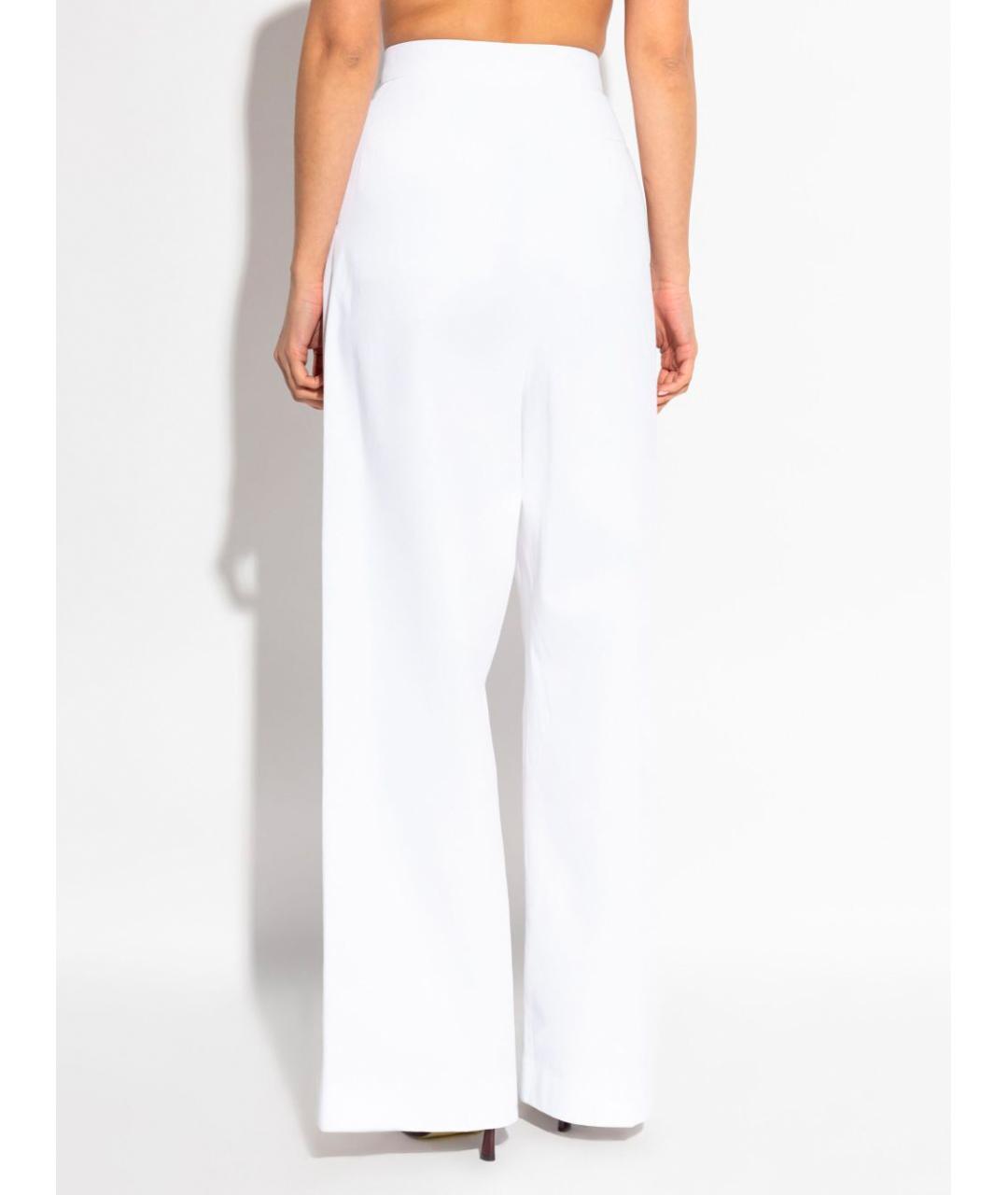 GIVENCHY Белые хлопковые брюки широкие, фото 5