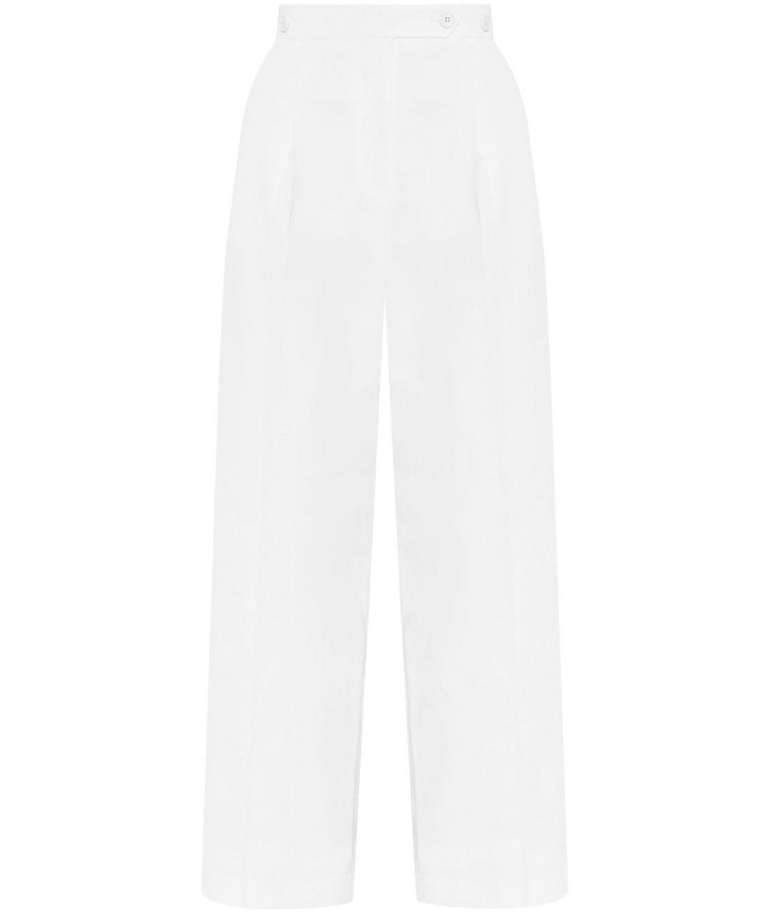 GIVENCHY Белые хлопковые брюки широкие, фото 1