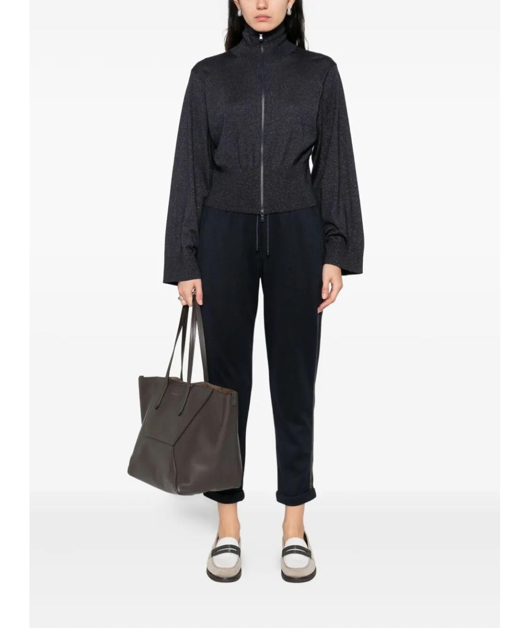 BRUNELLO CUCINELLI Антрацитовый кашемировый кардиган, фото 2