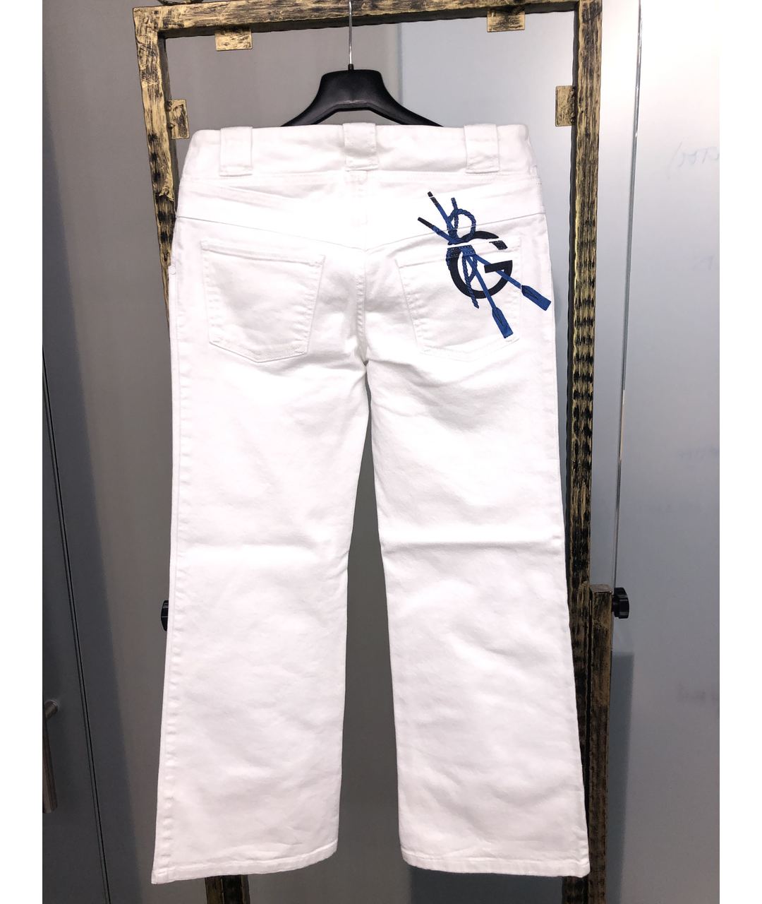 GUCCI Белые прямые джинсы, фото 2