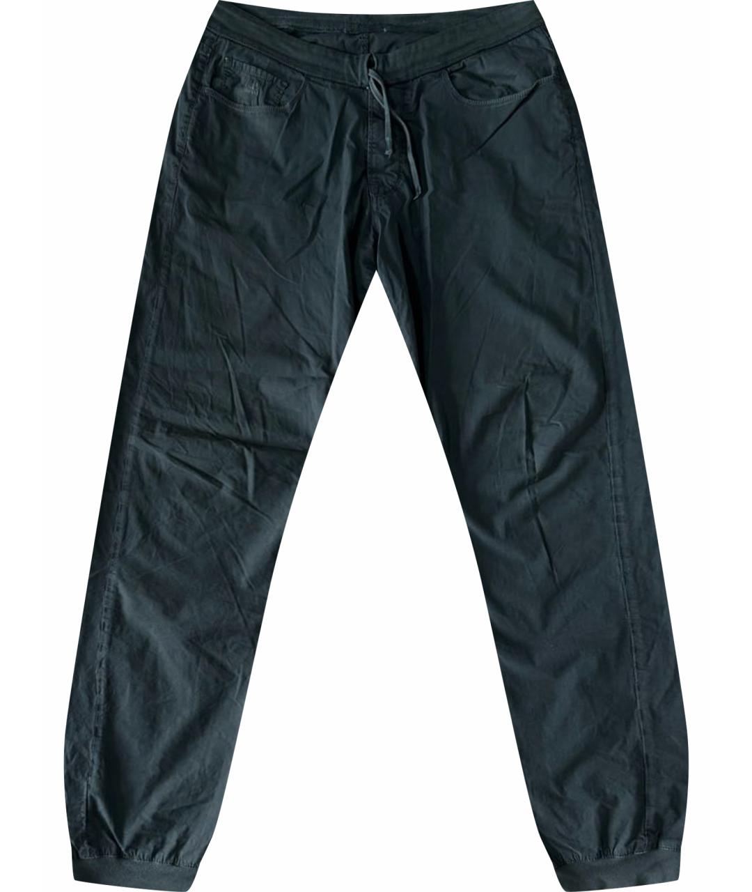 CP COMPANY Серые хлопко-эластановые повседневные брюки, фото 1