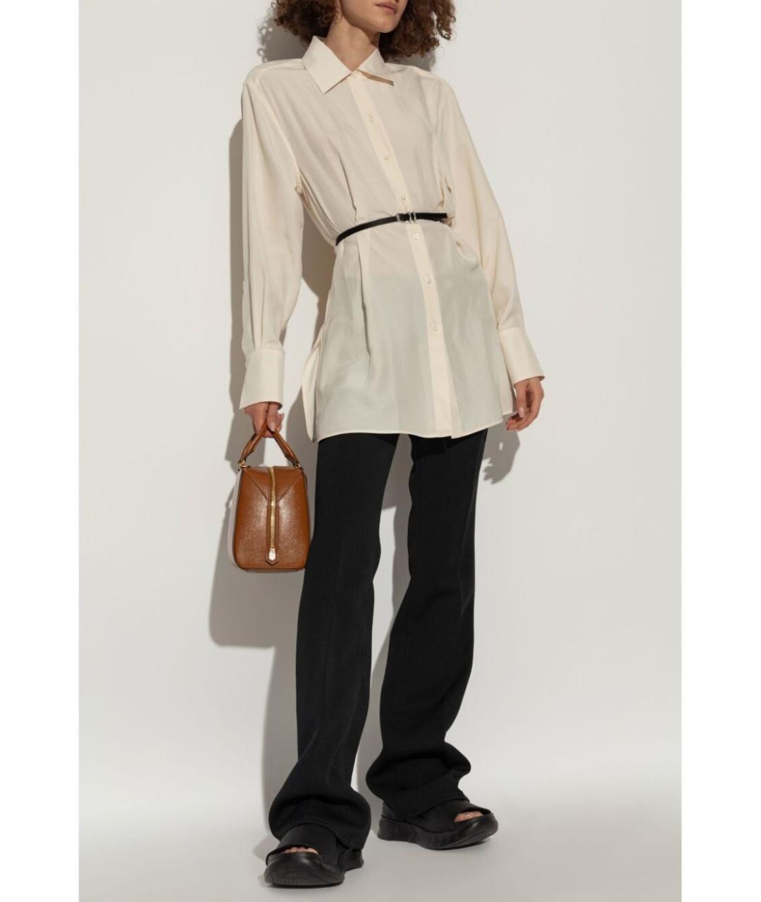 GIVENCHY Бежевая шелковая рубашка, фото 2