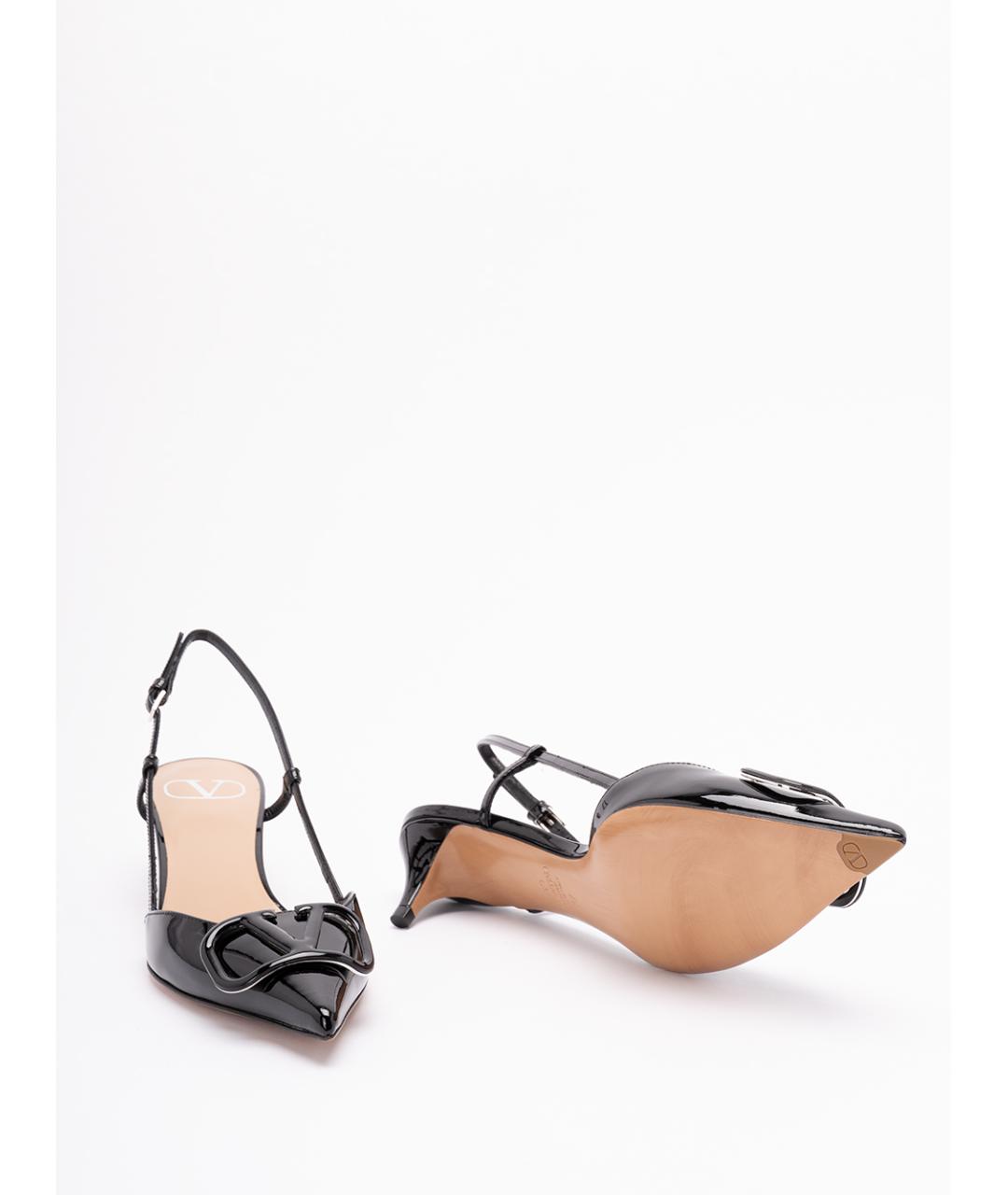 VALENTINO Черные туфли из лакированной кожи, фото 4