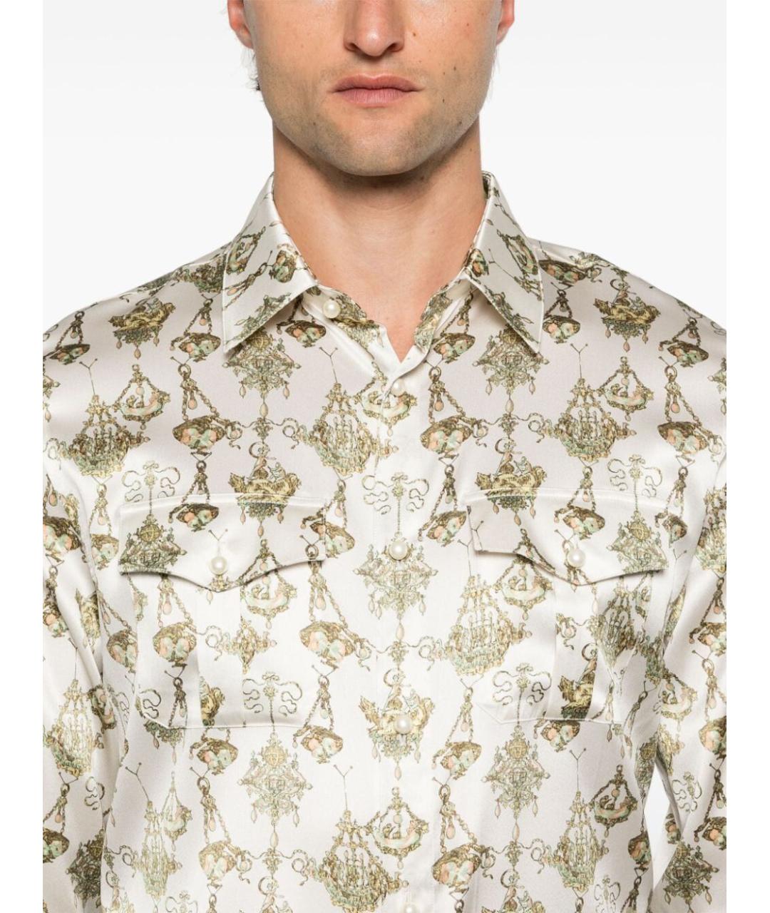 GIVENCHY Мульти шелковая кэжуал рубашка, фото 3