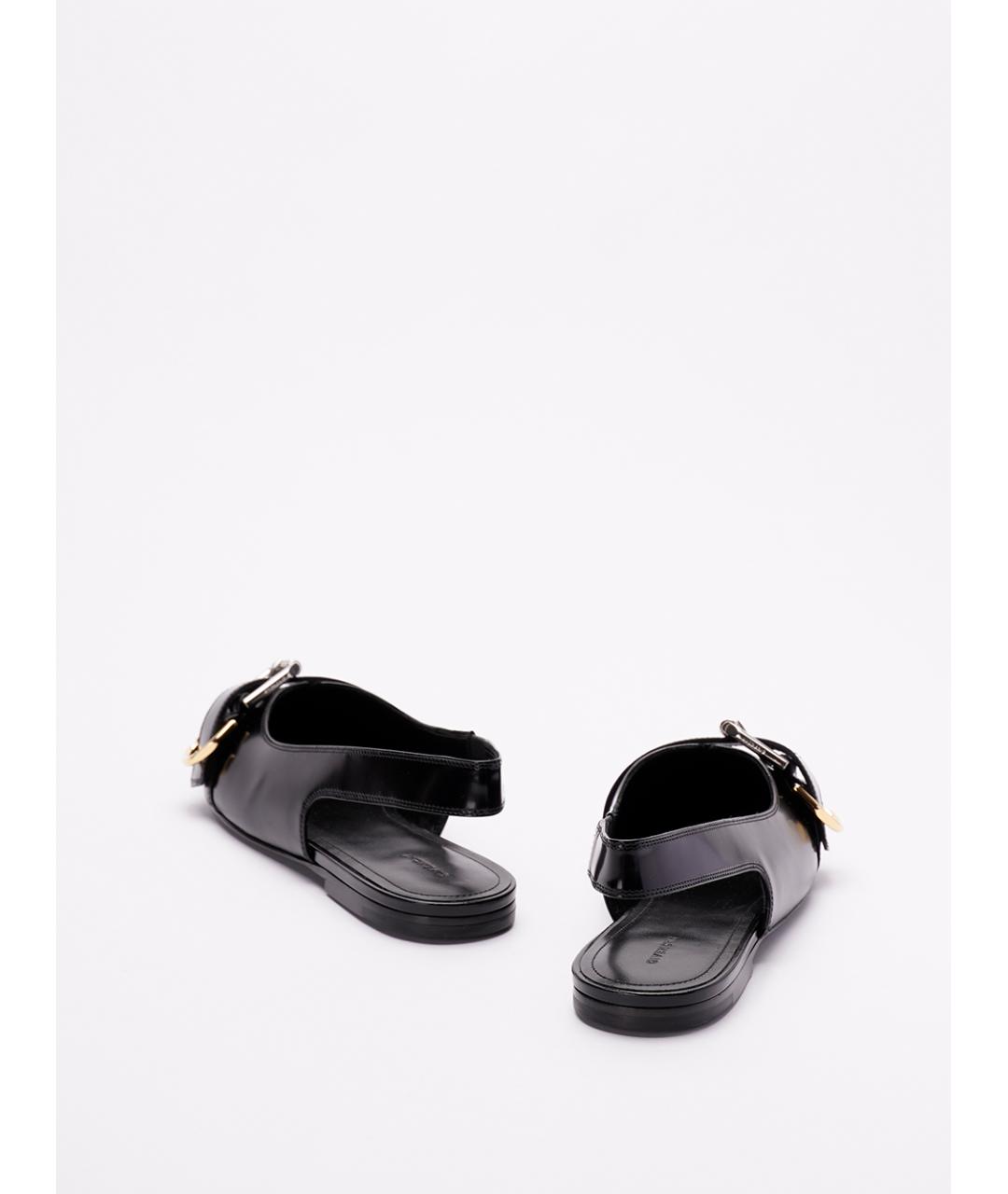 GIVENCHY Черные кожаные балетки, фото 3
