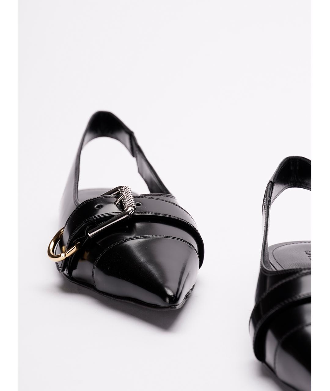 GIVENCHY Черные кожаные балетки, фото 5