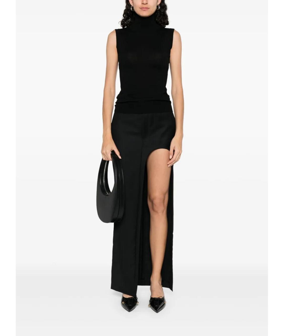SPORTMAX Черная шерстяная жилетка, фото 2