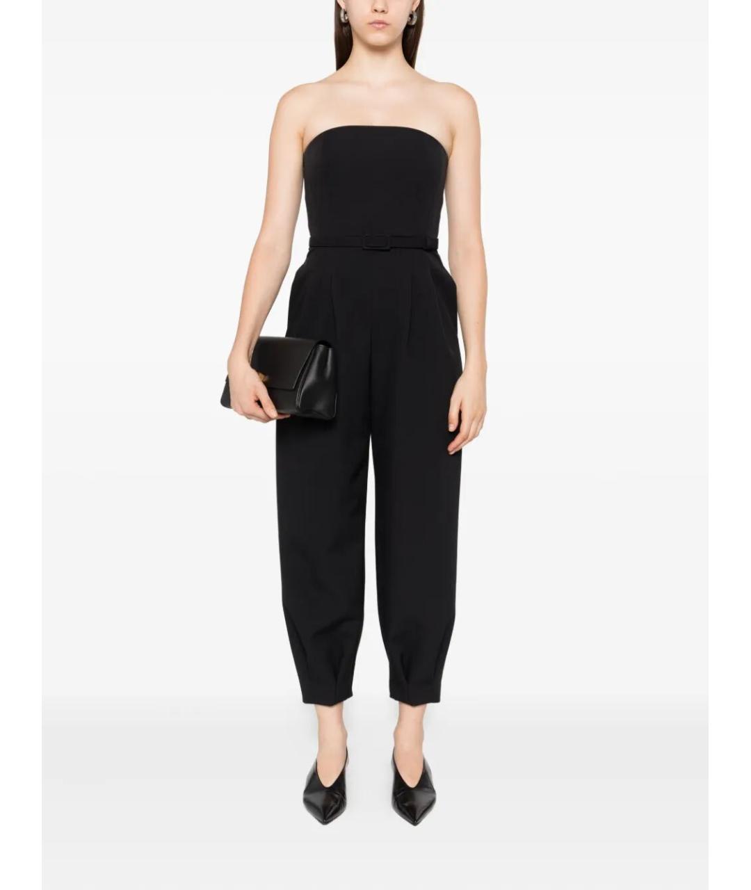 MAX MARA Черный полиэстеровый комбинезон, фото 2