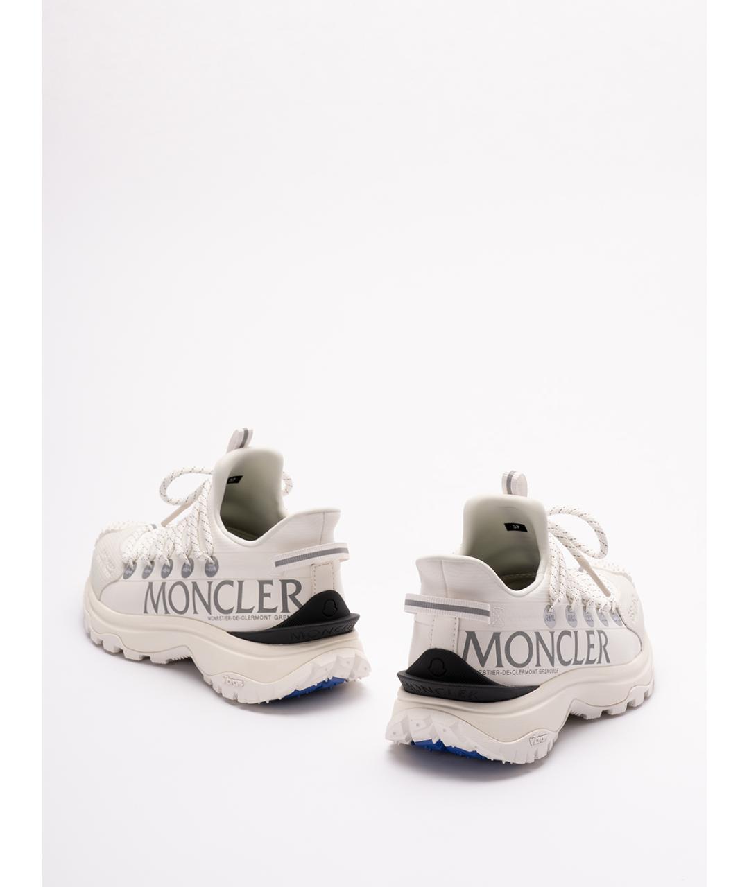 MONCLER Бежевые синтетические кроссовки, фото 3