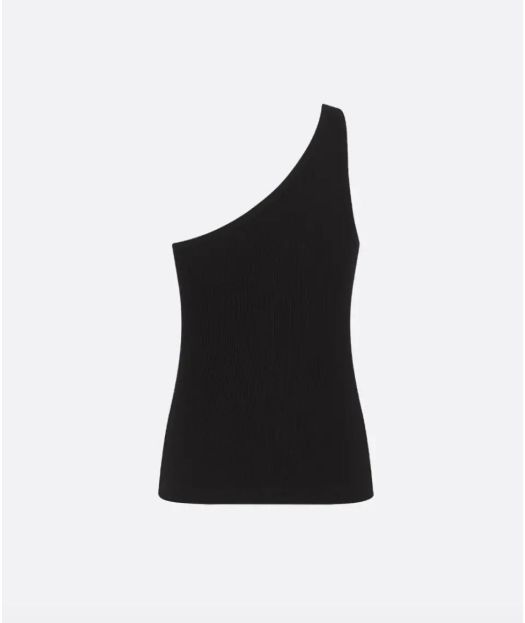 CHRISTIAN DIOR Черная хлопковая майка, фото 2