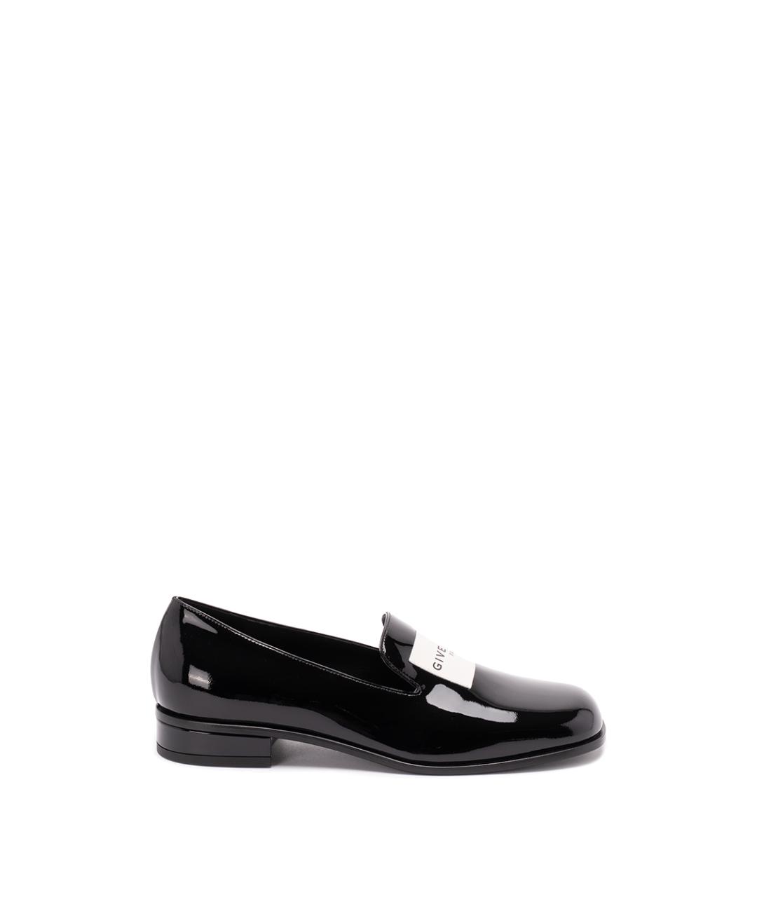 GIVENCHY Черные лоферы из лакированной кожи, фото 1