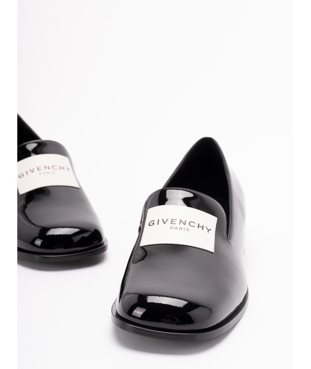 GIVENCHY Черные лоферы из лакированной кожи, фото 5