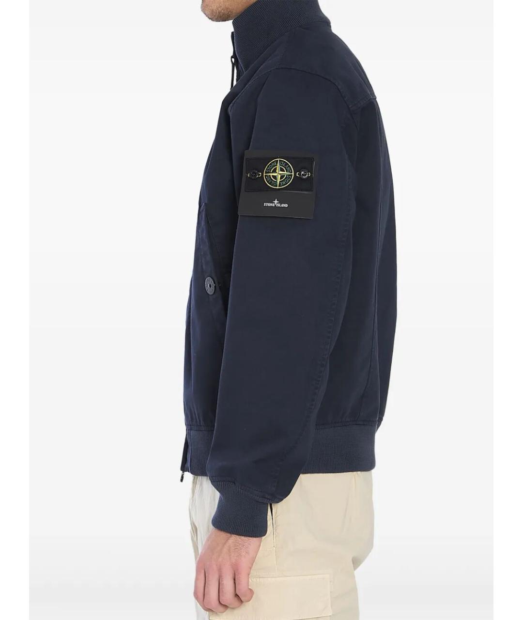 STONE ISLAND Синяя хлопковая куртка, фото 5