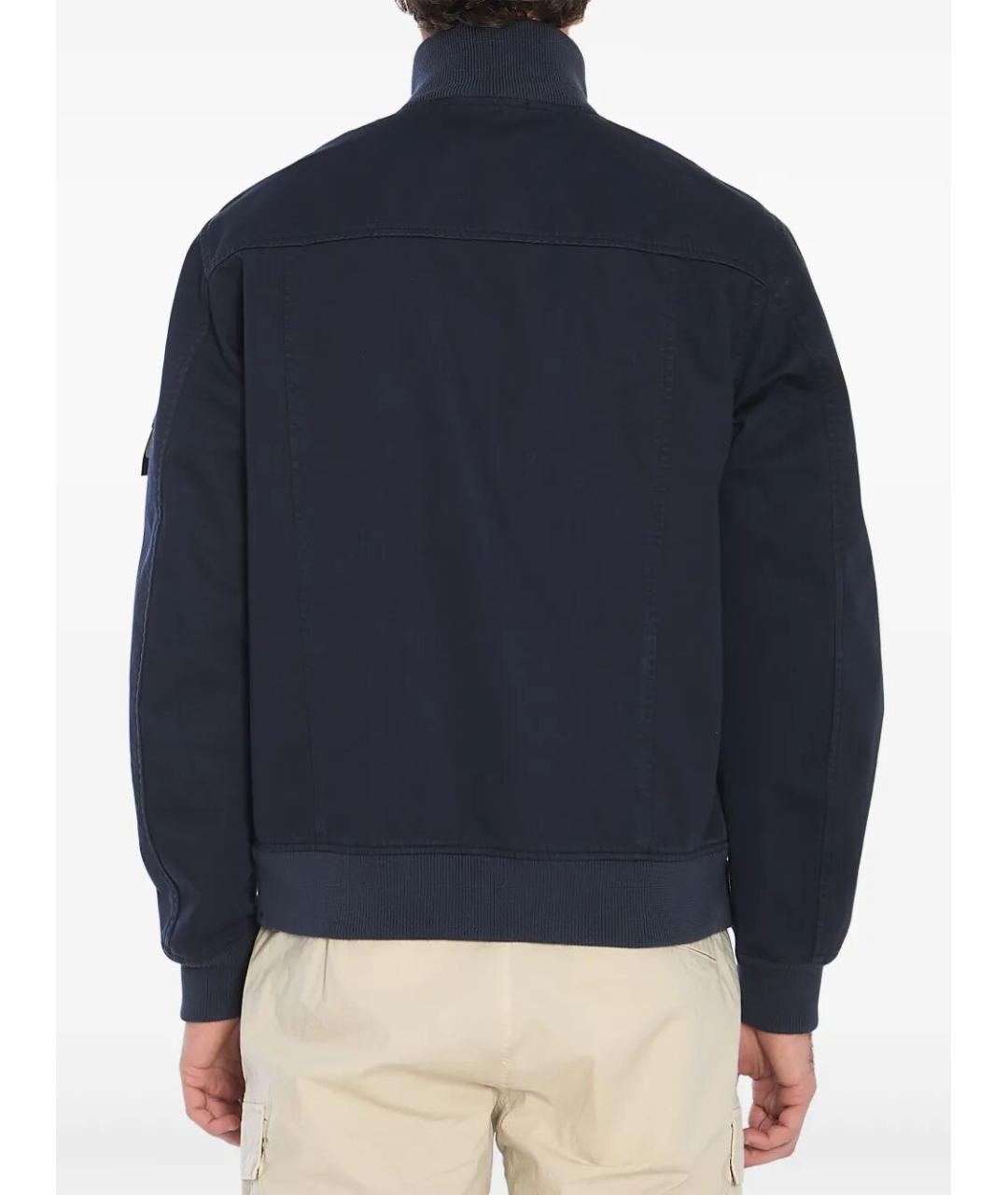 STONE ISLAND Синяя хлопковая куртка, фото 4