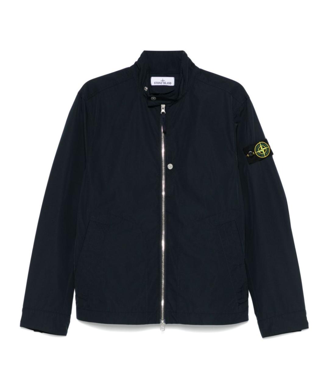 STONE ISLAND Синяя полиэстеровая куртка, фото 1