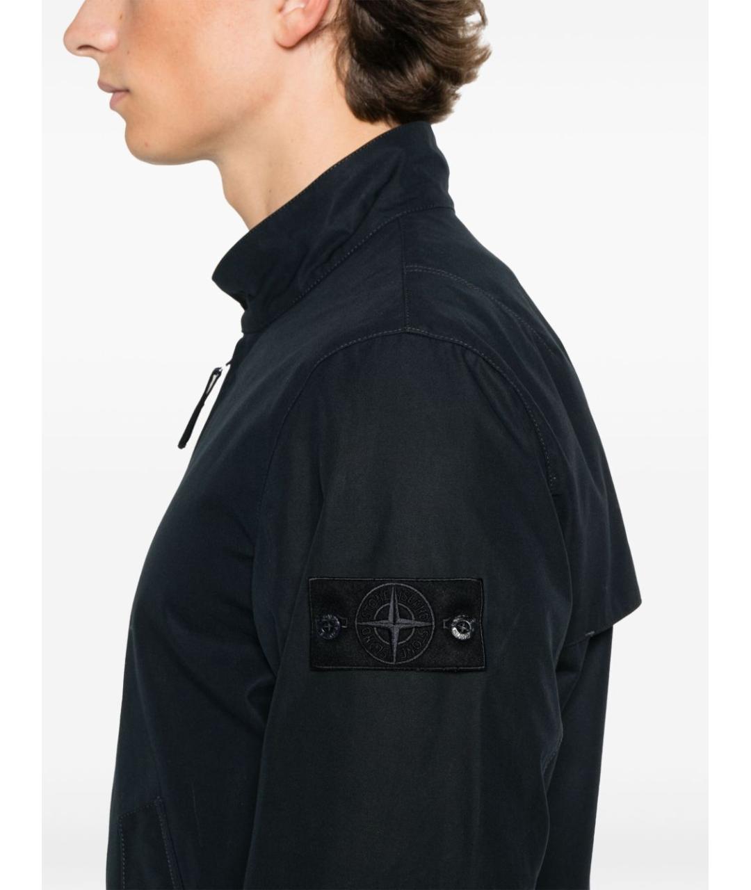 STONE ISLAND Синяя хлопковая куртка, фото 5