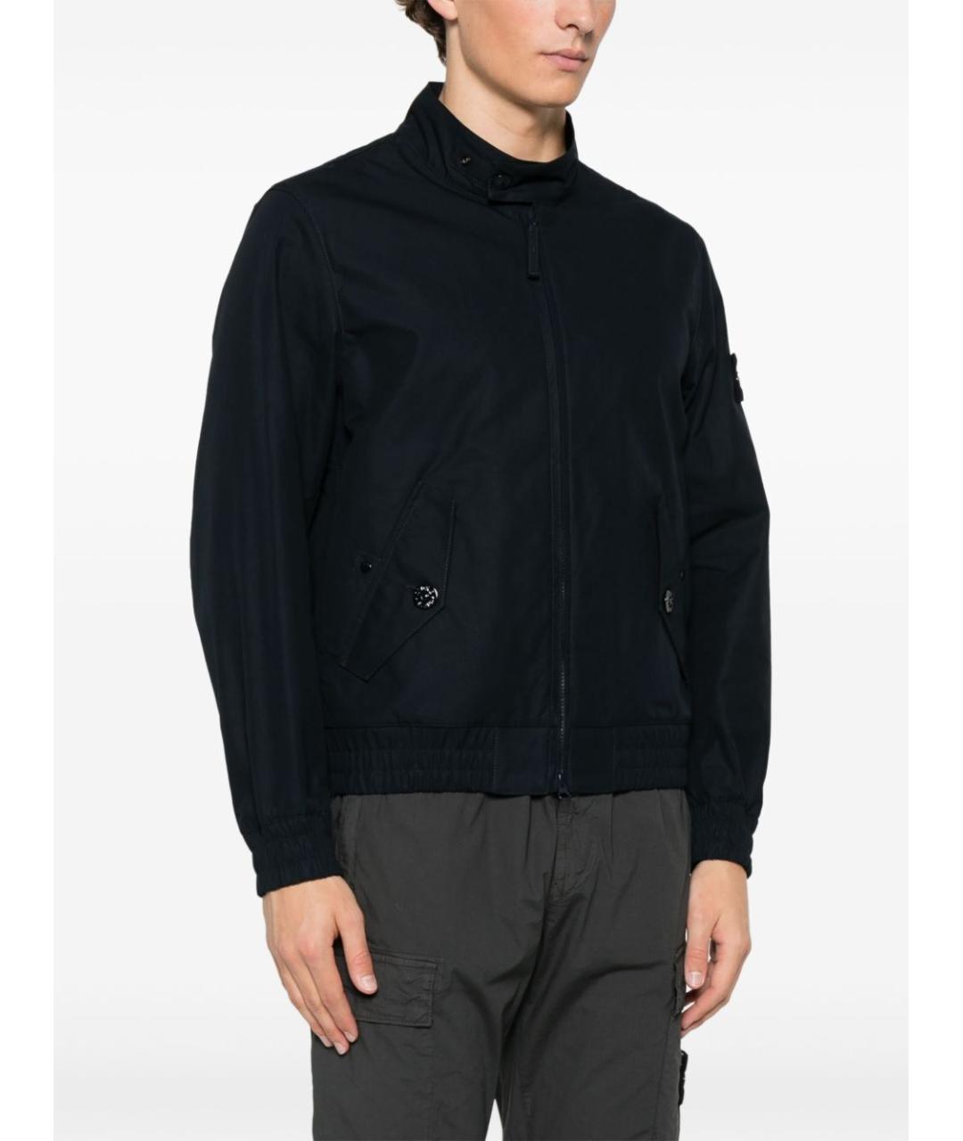 STONE ISLAND Синяя хлопковая куртка, фото 3
