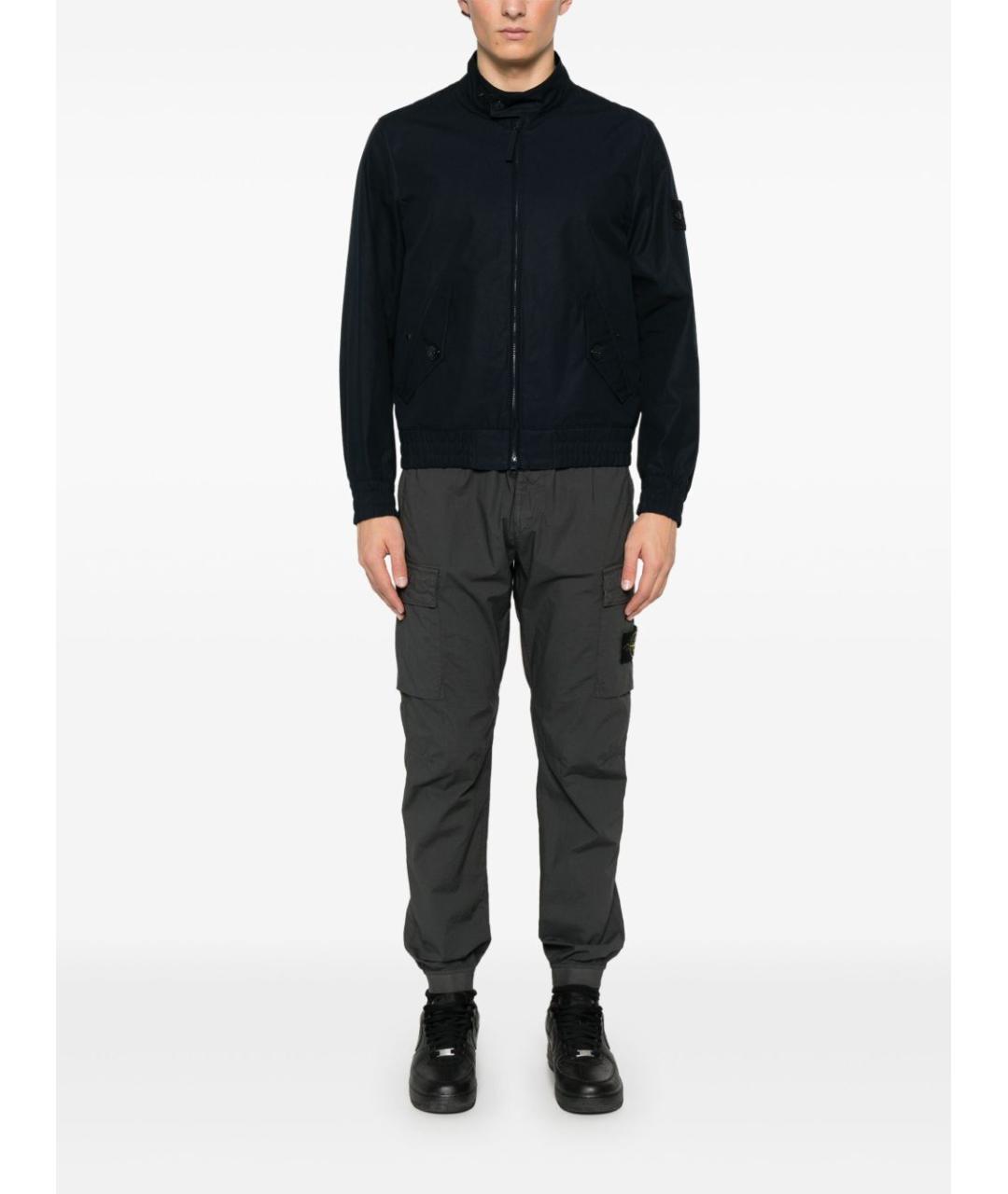 STONE ISLAND Синяя хлопковая куртка, фото 2