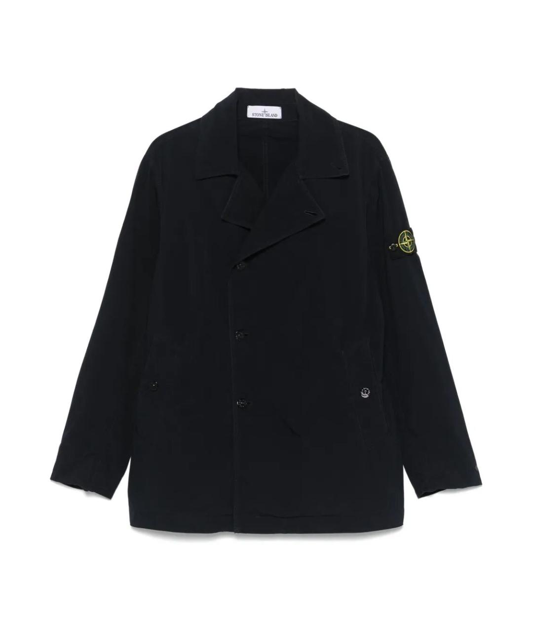 STONE ISLAND Синяя полиэстеровая куртка, фото 1