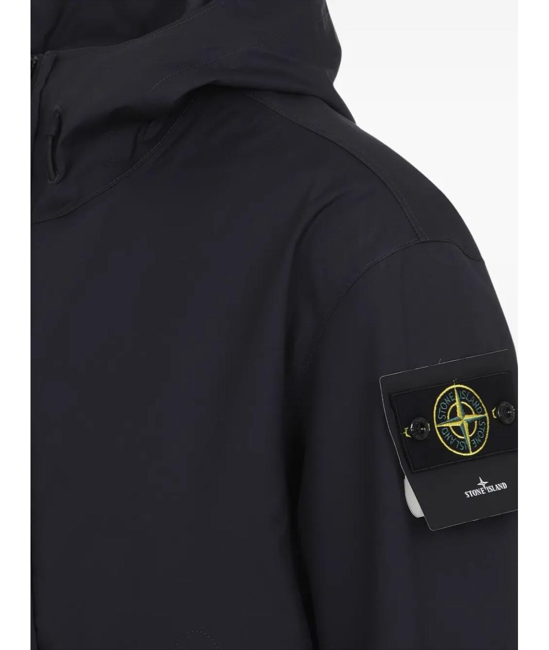 STONE ISLAND Синяя хлопковая куртка, фото 4