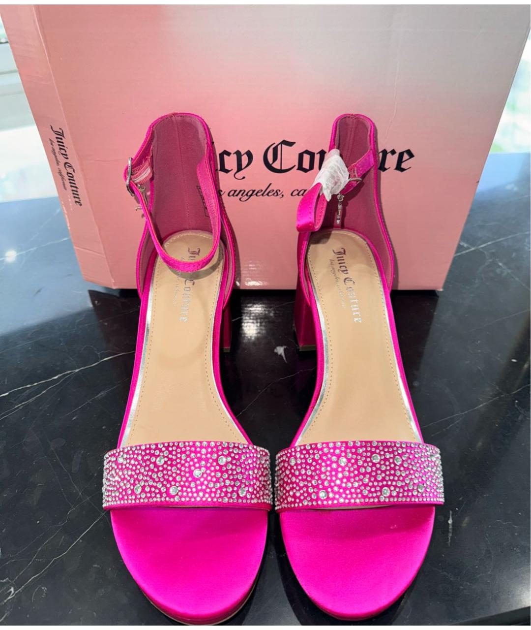 JUICY COUTURE Розовые босоножки, фото 2