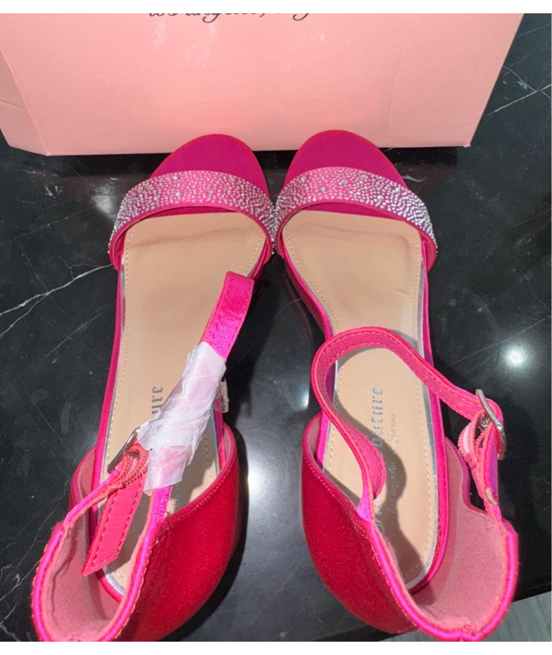 JUICY COUTURE Розовые босоножки, фото 3
