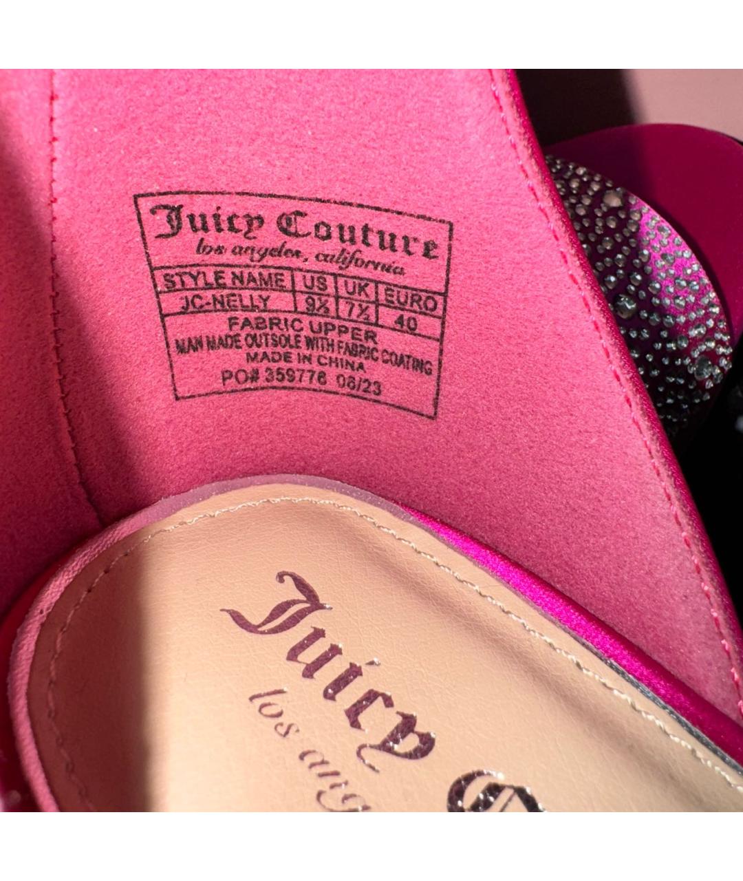 JUICY COUTURE Розовые босоножки, фото 5
