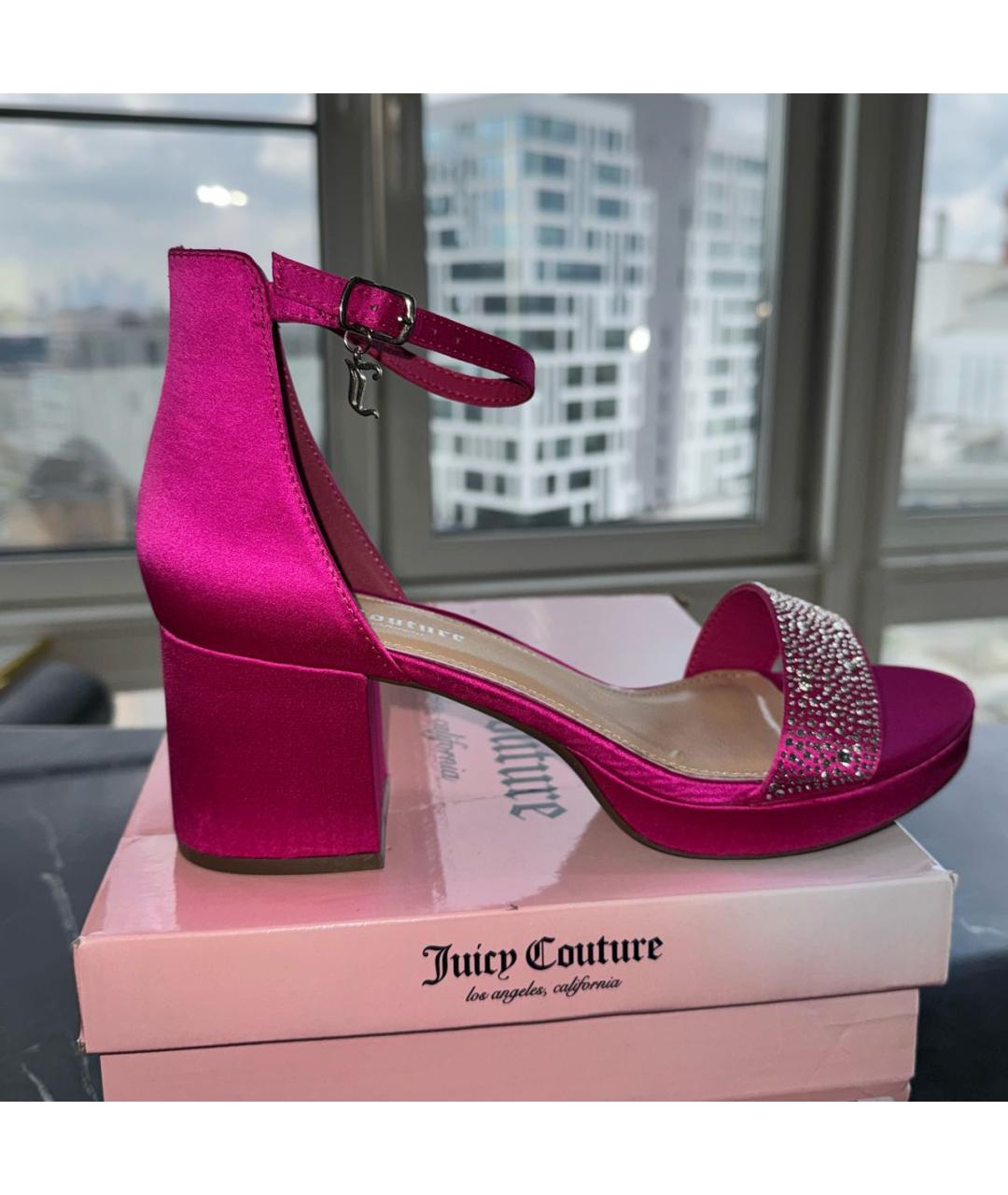 JUICY COUTURE Розовые босоножки, фото 9
