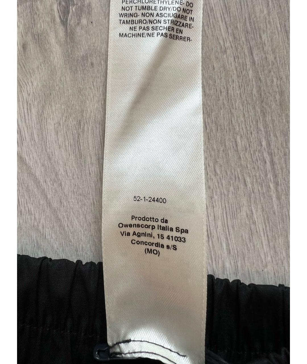 RICK OWENS Черные хлопковые шорты, фото 7